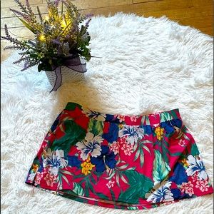 cacquie Lane Bryant 14 swim skirt bottoms floral pink